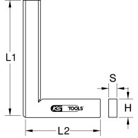 Flachwinkel, 750mm