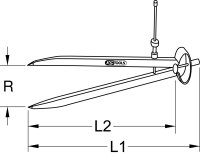 Präzisions-Feder-Spitzzirkel, 138mm