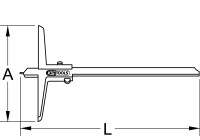 Tiefenmessschieber mit Messstift, 0-500mm