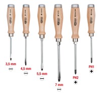 ERGOTORQUE WOODmax Schlag-Schraubendreher-Satz, 6-tlg