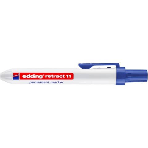 edding retract 11 Permanentmarker blau