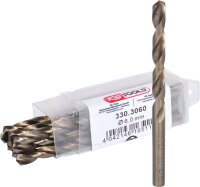 HSS-G Co 5 Spiralbohrer, 6mm, 10er Pack