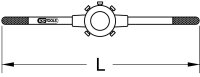 Schneideisen-Halter, M1-M2,6