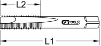 HSS Handgewindebohrer-Satz MF, MF3x0,35, 2-tlg