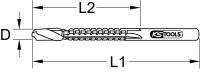 HSS Fräsbohrer, 6mm