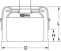 Rostfreie Stahldrahttopfbürste 0,5mm, Ø 90mm