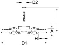 Stahldrahtrundbürste 0,3mm, Ø 75mm