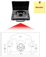 Motoreinstell-Werkzeug-Satz für Mercedes, 8-tlg