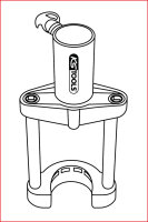 Universal-Press-Stativ, 9-tlg