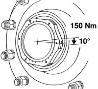 Achsmuttern-Schlüssel für SAF, 140mm