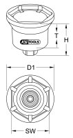 Achsmuttern-Schlüssel für Iveco