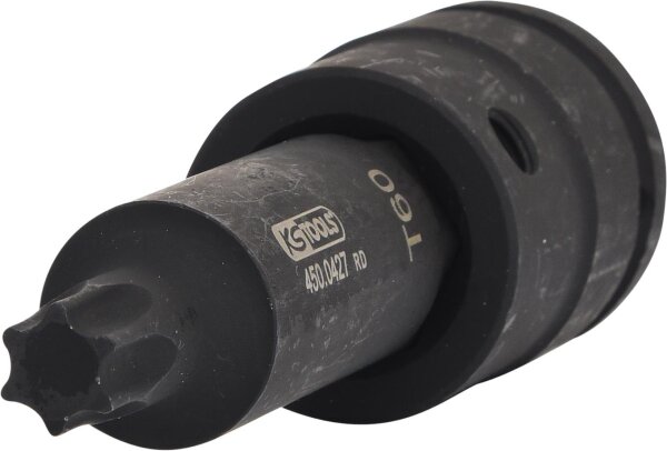 3/4" Kraft-Bit-Stecknuss Torx, lang, T60