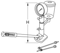 Einspritzdüsen-Prüfgerät, 600 bar