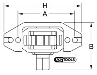 Motor-Durchdrehvorrichtung für Iveco, 70x125mm