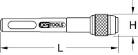 1/4" Magnetischer Schnellwechsel-Bithalter, 78mm