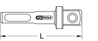 3/8" SDS-Vierkant-Adapter, 60mm