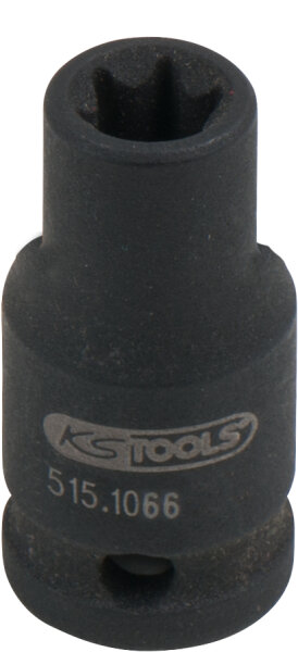 1/4" Torx-E-Kraft-Stecknuss, kurz, E6