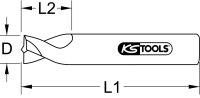 Karbid-Schweißpunkt-Bohrer,10mm, L=44mm