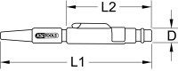 Druckluft-Ausblasstift, 110mm