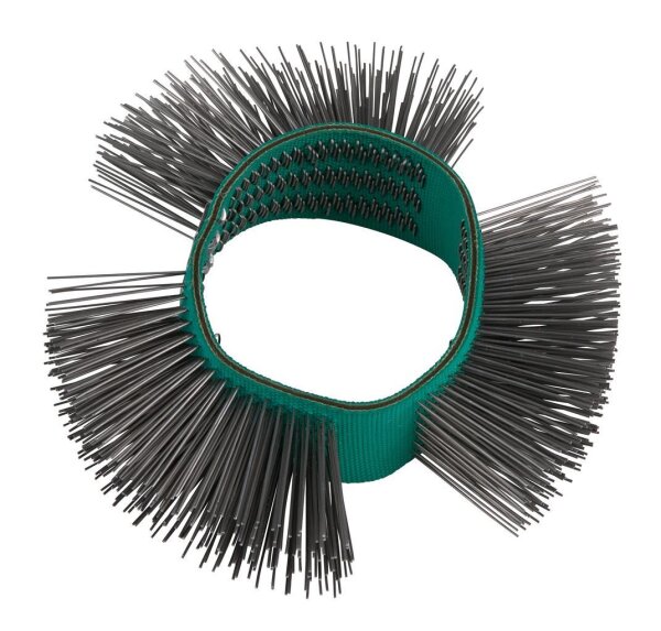 Bürstenband, gerade Spitzen, 11 mm, 5er Pack