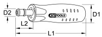 1/4" Festeingestellter Drehmomentschraubendreher,...