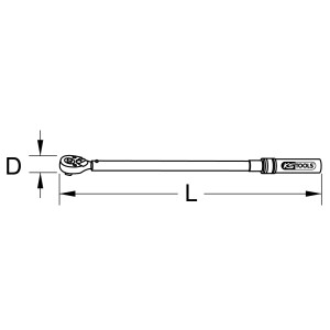 1/4" Industrie Drehmomentschlüssel,umschaltbar,1-6Nm