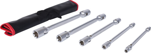 Torx-E-Doppel-Gelenkschlüssel-Satz, 5-tlg