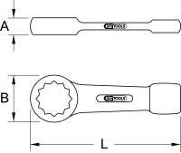 Schlag-Ringschlüssel, 32mm