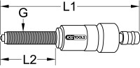 Spindel-Hydraulik-Zylinder, 17 t