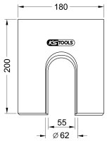 Prismenplatte Ø 62,0 mm