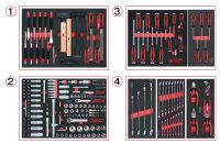 Universal-Systemeinlagen-Satz für 4 Schubladen mit...