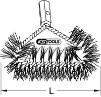 Flaschenreinigungsbürste, Ø 50mm