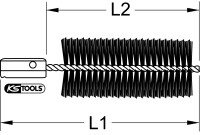 Heizkessel-Bürste, Ø 70mm