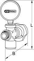 Zusatzmanometer, 12bar