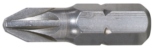 1/4" EDELSTAHL Bit, 25mm, PZ1