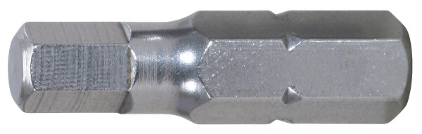 1/4" EDELSTAHL Bit Innensechskant, 25mm, 4mm