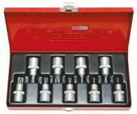 1/2" Bit-Stecknuss-Satz, 9-tlg, TB20-TB60 mit...