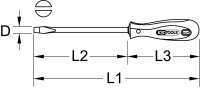 ERGOTORQUE Schlitz-Schraubendreher, 3,5mm