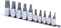 1/4"+3/8" Bit-Stecknuss-Satz TorxPlus, 10-tlg, IP10-IP60