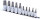 1/4"+3/8" Bit-Stecknuss-Satz TorxPlus, 10-tlg,...