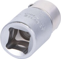 1/4" Bit-Adapter-Stecknuss, mit Spannring