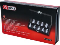 1/2" Torx-E-Stecknuss-Satz, 9-tlg, E10-E24