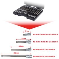 1/2" RIBE® Bit-Stecknuss-Satz, 32-tlg