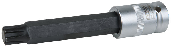 1/2" Bit-Stecknuss für RIBE®-Schrauben, M13, Länge 120 mm, phosphatiert