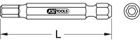 1/4" Bit Innensechskant, Bohrung, 2mm,5er Pack