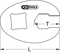 3/8" Sechskant-Einsteck-Maulschlüssel, 10mm