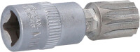 1/4" Bit-Stecknuss XZN, M10