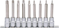 1/2" Bit-Stecknuss-Satz, lang, 9-tlg, TB20-TB60 mit...