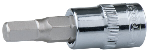 1/4" CHROME Bit-Stecknuss Innensechskant, 2mm