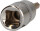 1/4" CHROME Bit-Stecknuss Innensechskant, 3mm